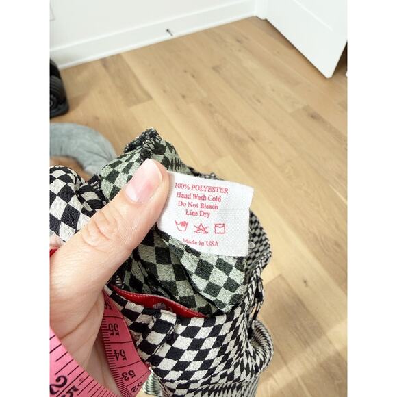 Lisa Says Gah Dane Two-Toned Checkered Trouser Pants XS - Picture 8 of 9